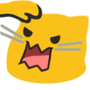 Emoji blobcathissing
