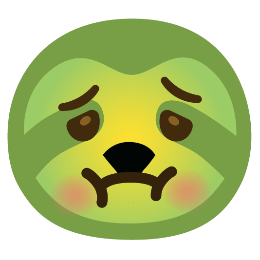 Emoji sloth_sick