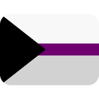 Emoji demisexualflag