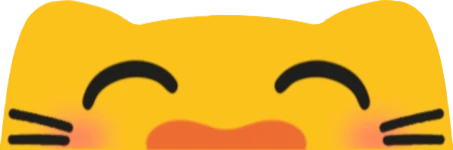 Emoji blobcat_smile_face