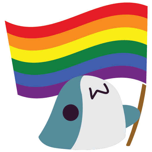 Emoji Blobhaj_Flag_Gay