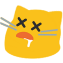Emoji blobcatdead