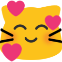 Emoji blobcatlove